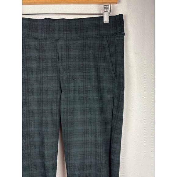 Liverpool Los Angeles Womens Petite 4/27 Plaid Pants Viscose & Nylon Blend - Picture 2 of 5